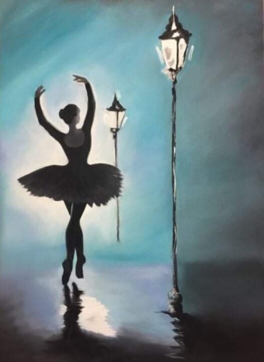 Ballet dancer 绘画, 31.5x23.6 in