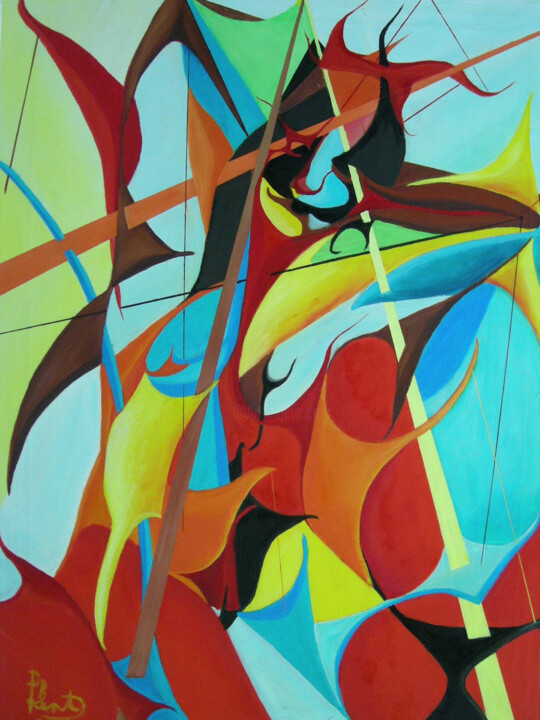 Nudo femminile in piedi (1357) 绘画, 31.5x23.6 in