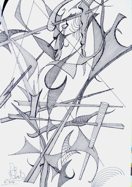 Nudo femminile in piedi (1392) 图画, 19.7x13.8 in