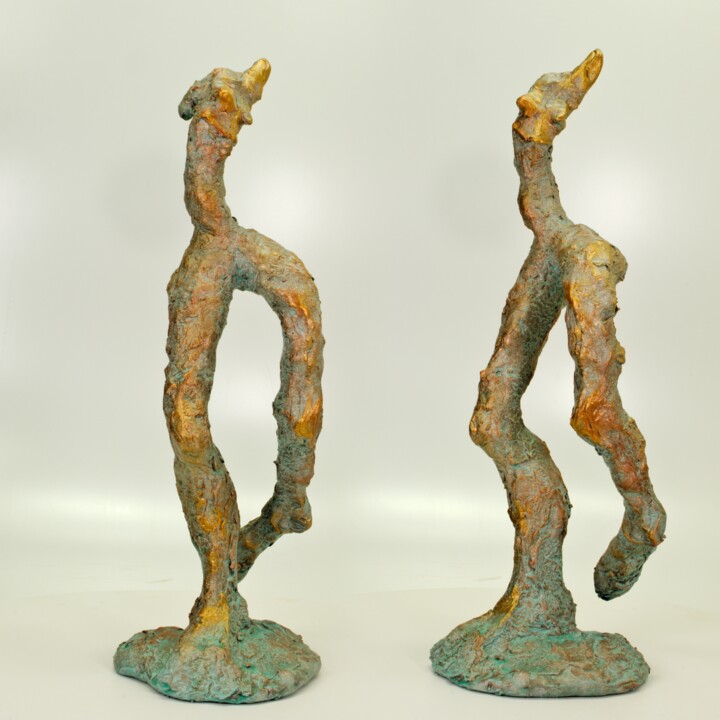 Terpsichore 雕塑, 14.6x5.9 in