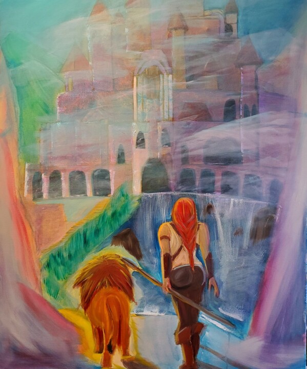 Dreams of the Wild Woman: A Journey to Self-Discovery Pittura, 40x30 in