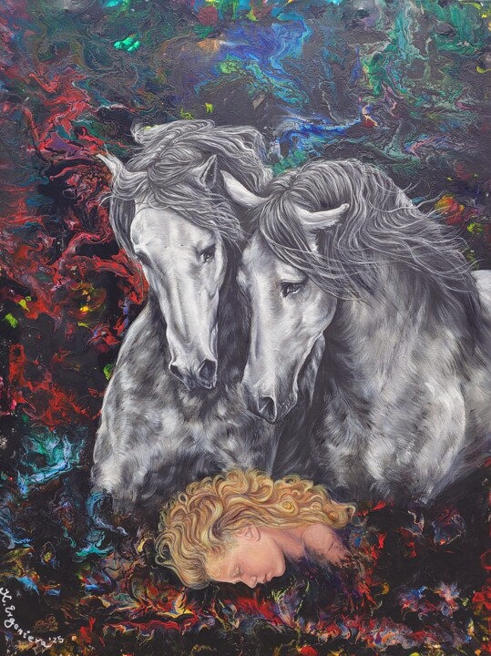 My Family Peinture, 43,3x31,5 in