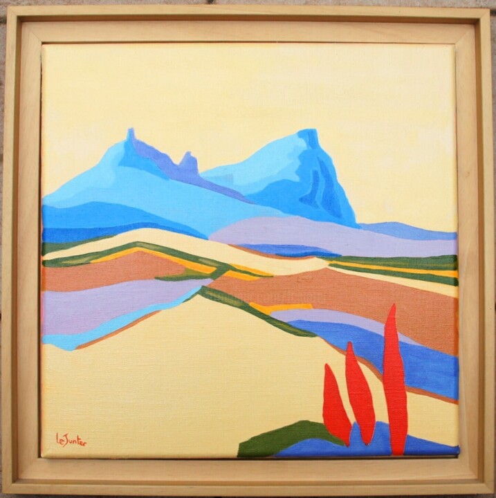 Œuvre présentée encadrée