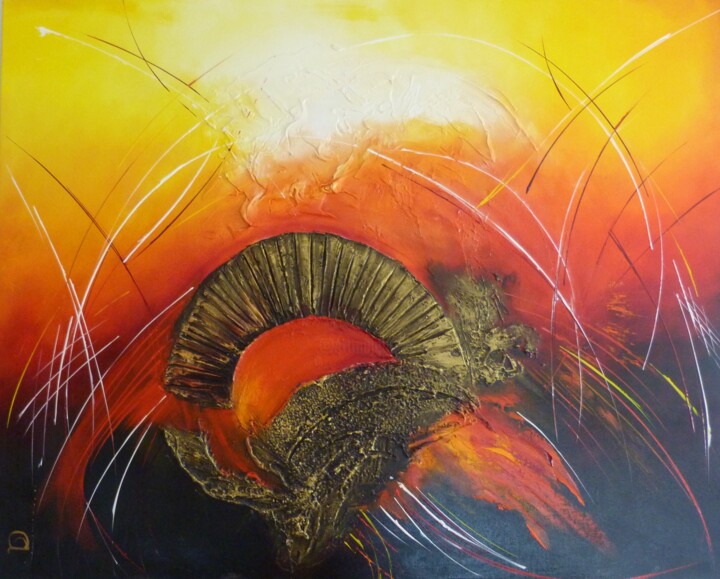 Vulcain Painting, 27.6x31.5 in
