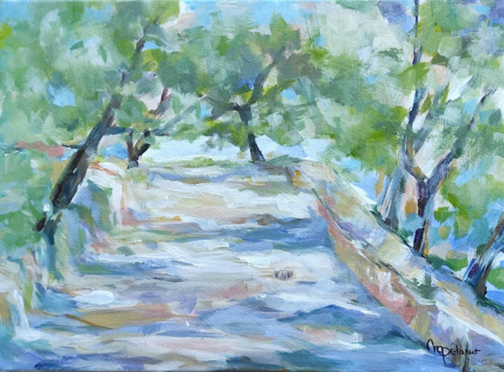 En chemin... Tablo, 11,8x15,8 in