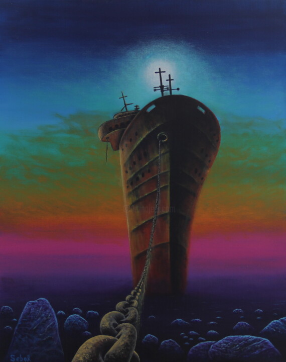 Final Berth 绘画, 29.9x24 in