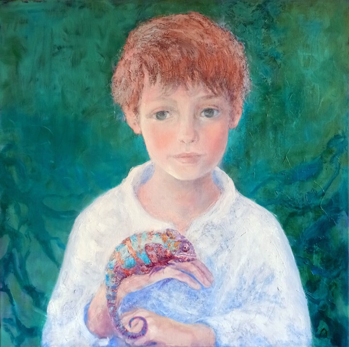 绘画,  27.6x27.6 in 