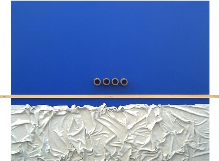 Collages titled "Composición. Homena…" by Jesús Meco, Original Artwork, Collages Mounted on artwork_cat.