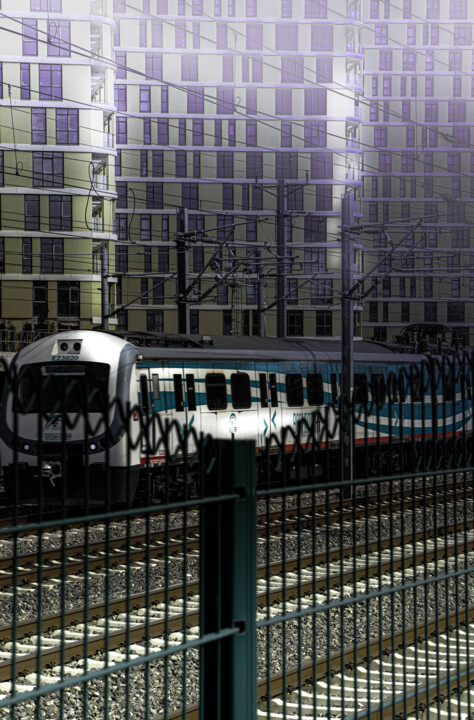 Photographie intitulée "the express - II" par Ahmet Reha Demir, Œuvre d'art originale, Photographie non manipulée
