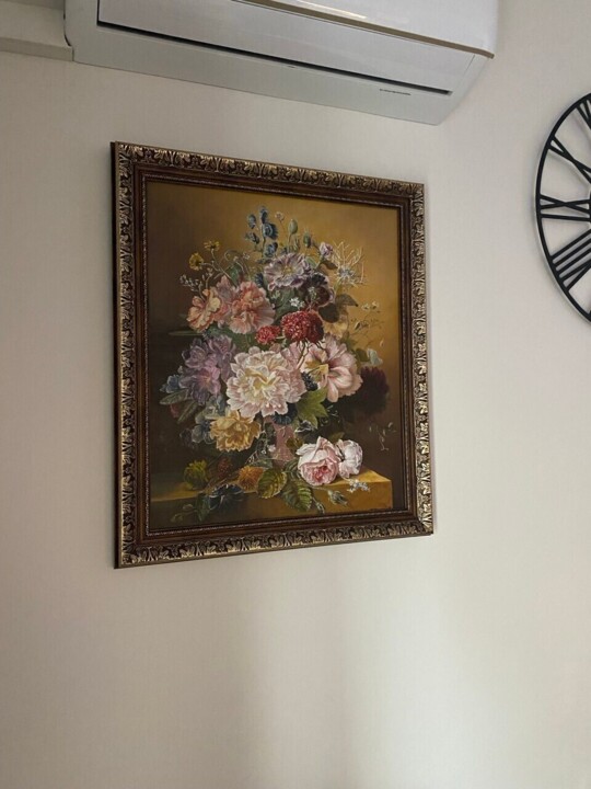 Œuvre présentée encadrée