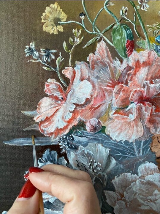 Etapes de réalisation de l'œuvre