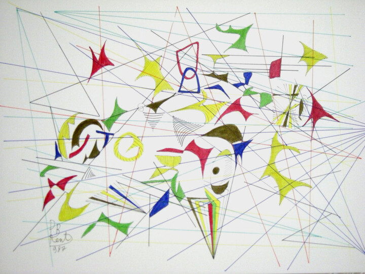 Auto di formula uno (1097) 图画, 13.8x19.7 in