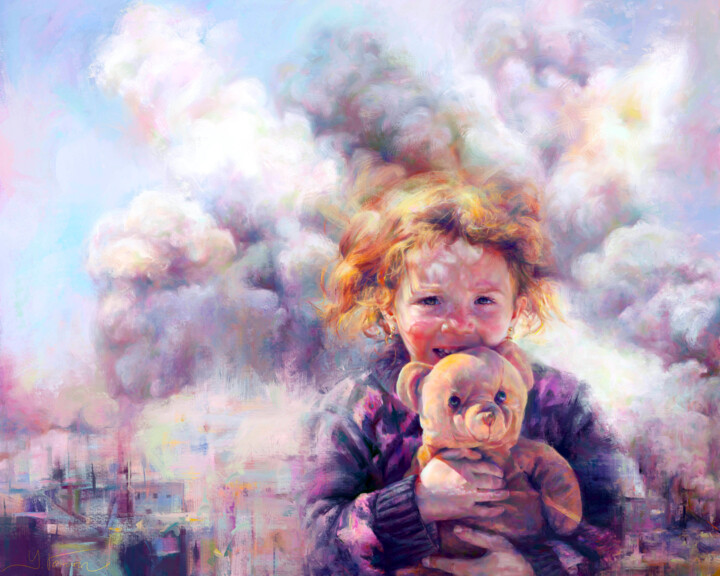 Цифровое искусство под названием "Last Consolation" - Yeduo Voiturin, Подлинное произведение искусства, Цифровая живопись Ус…