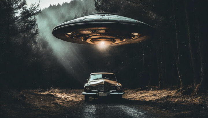 Цифровое искусство под названием "Interstellar Reveri…" - Jacek Dudziński, Подлинное произведение искусства, Цифровая живопи…