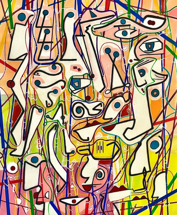 Levryeuné 绘画, 39.4x31.9 in