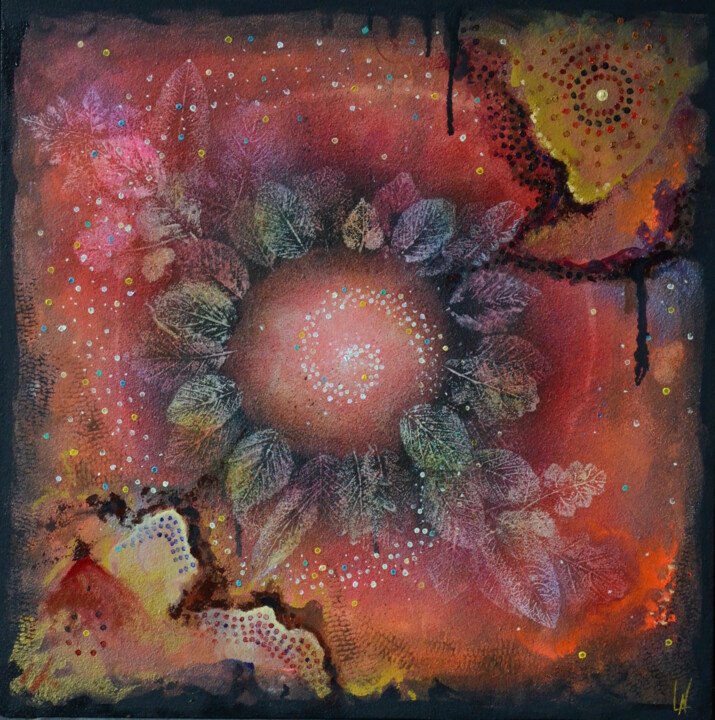Peinture intitulée "Amour" par Ludovic Lan, Œuvre d'art originale, Acrylique