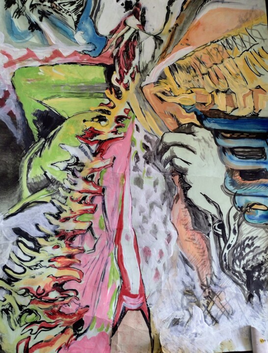 In Between, you and me Pittura, 31,5x23,6 in
