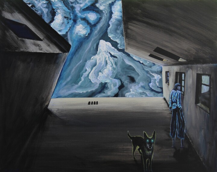 Caretaker 绘画, 24x29.9 in