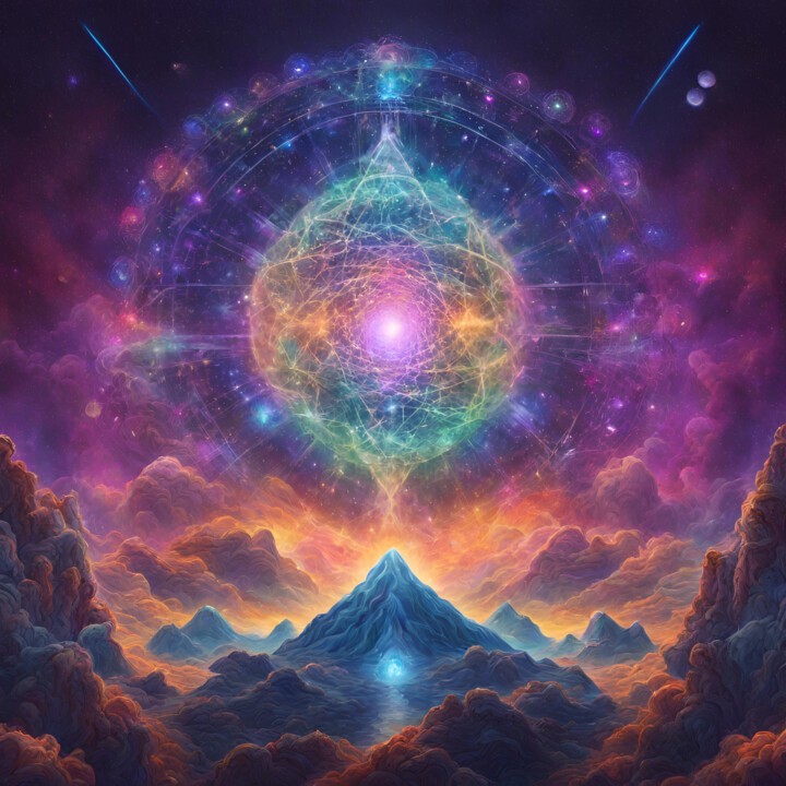 Artes digitais intitulada "Keyhole - wormhole" por Reskatorsilver, Obras de arte originais, Impressão digital