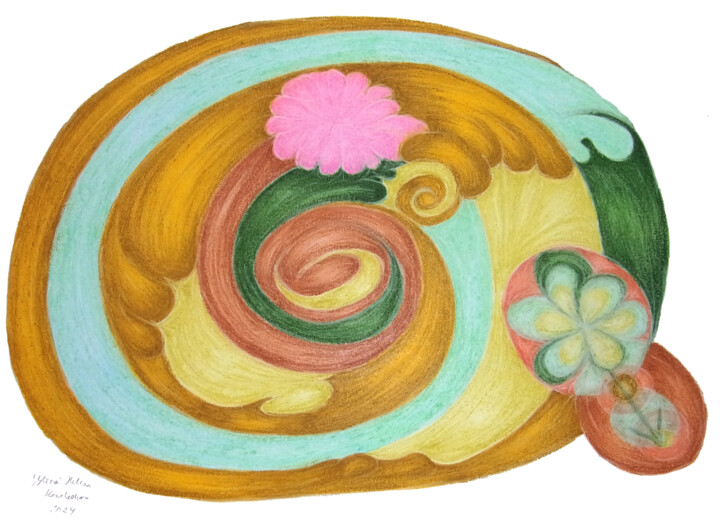 Desert flower 图画, 11.4x15.4 in