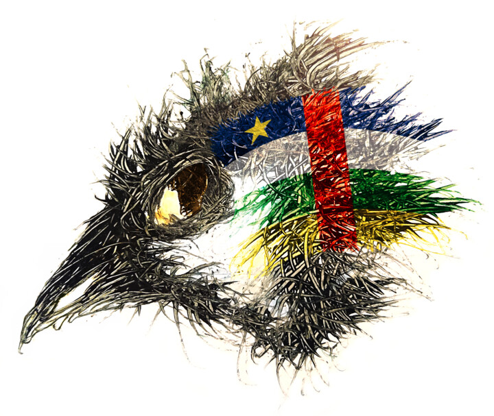 Pandemi Bird Centralafrikanska-Republiken 数字艺术