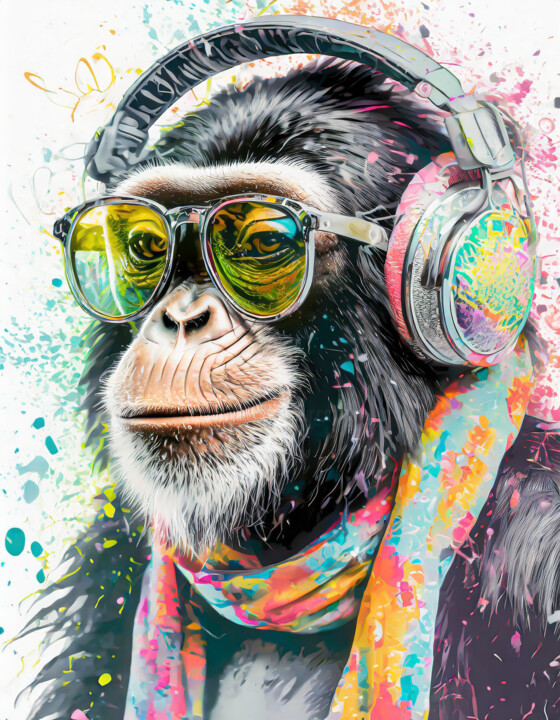 Digital Arts με τίτλο "Urban Groove: The R…" από Jacek Dudziński, Αυθεντικά έργα τέχνης, Ψηφιακή ζωγραφική
