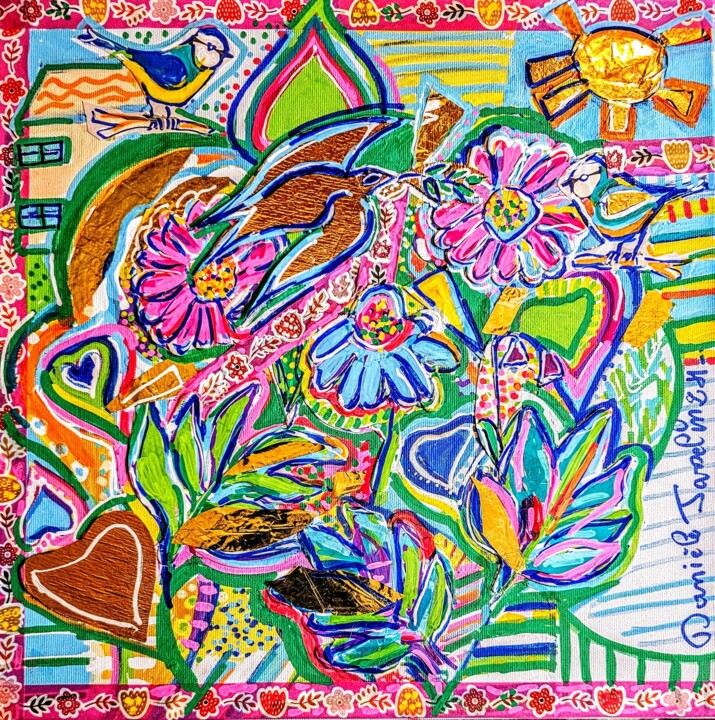绘画,  11.8x11.8 in 