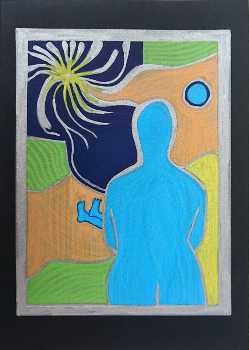 La mère et l'enfant - 210x297 图画, 11.7x8.3 in