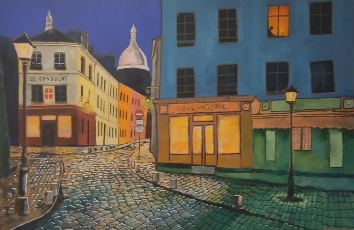 Montmartre 绘画, 31.5x47.2 in