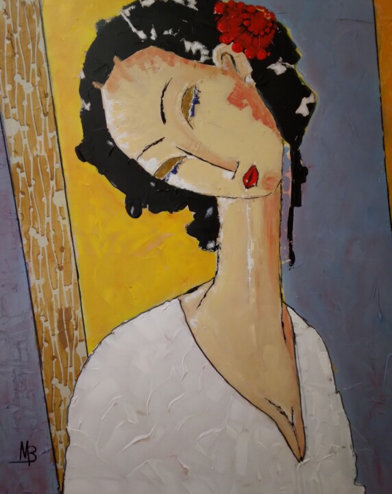 Le temps d'un jour 绘画, 31.5x25.6 in