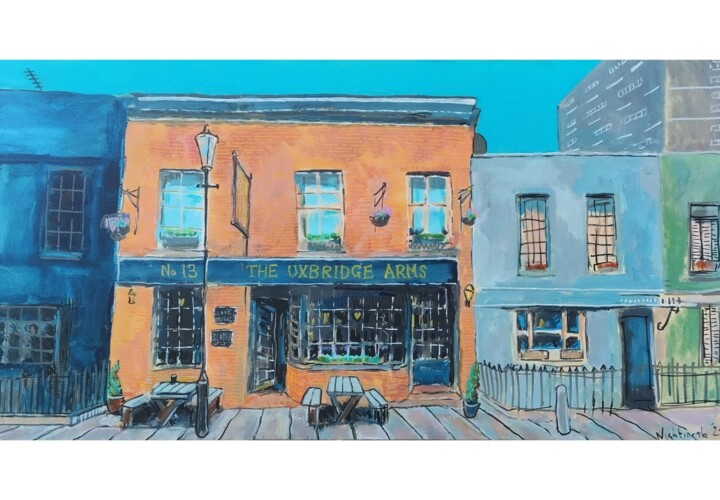 The Uxbridge Arms 绘画, 31.5x47.2 in