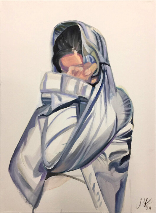 Shroud XVII. 绘画, 27.6x19.7 in
