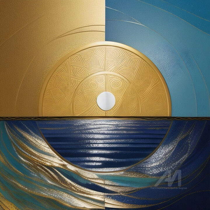 Blissful and beautiful morning 数字艺术, 35.4x35.4 in