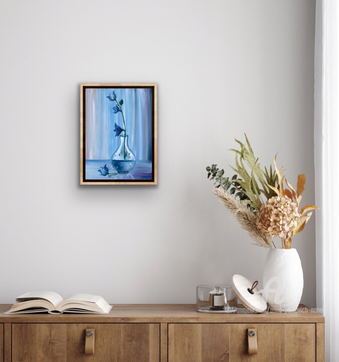 Obra presentada enmarcada