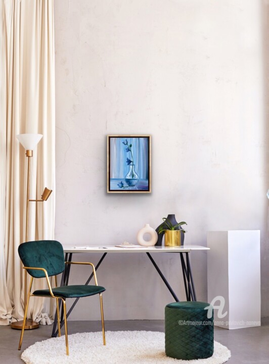 Obra presentada enmarcada