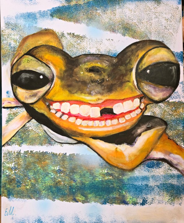 Selfie 绘画, 19.7x15.8 in