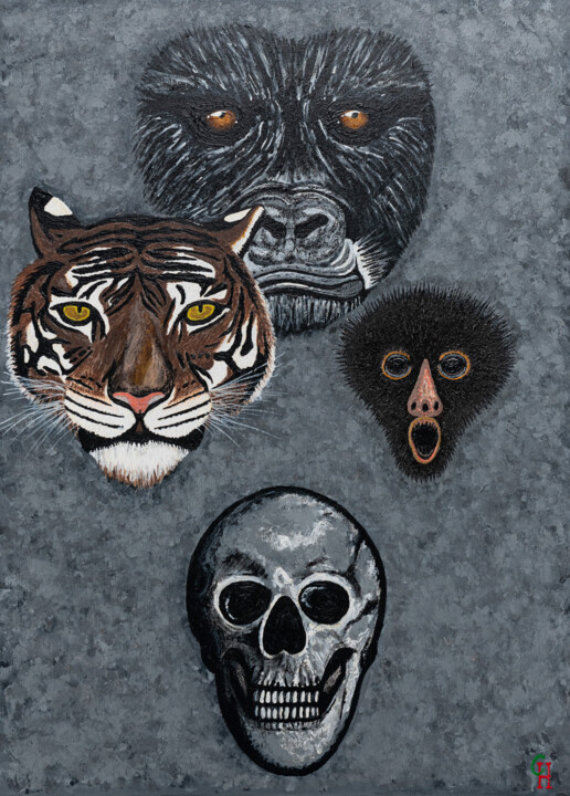 Judgement 绘画, 35.4x25.6 in