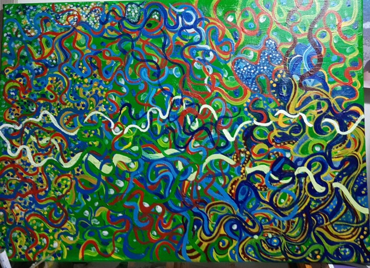 CratiSento Excape 绘画, 19.7x27.6 in