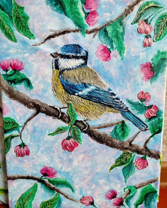 Bird 绘画, 15.8x11.8 in