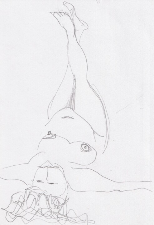 Modèle pose 2 图画, 11.8x8.3 in
