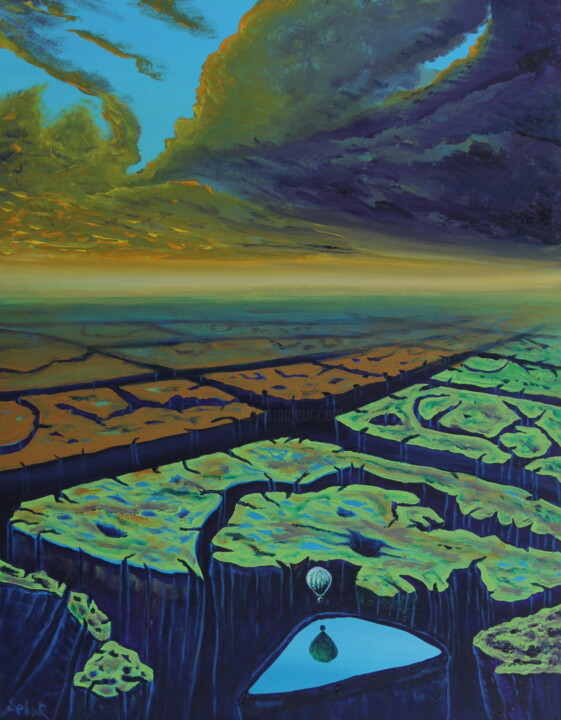Lost 绘画, 28x22.1 in