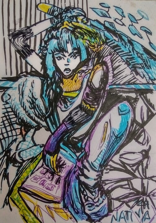 绘画,  11.4x8.3 in 