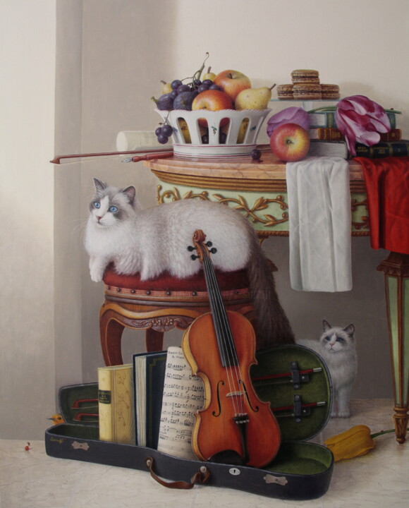 Harmonie des sens 25F 绘画, 31.9x25.6 in