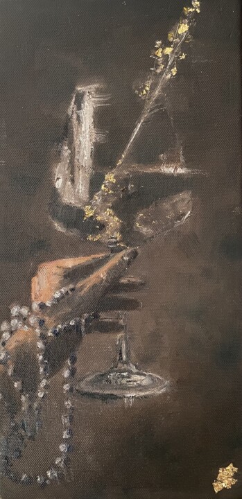 Cocktail 绘画, 15.8x7.9 in