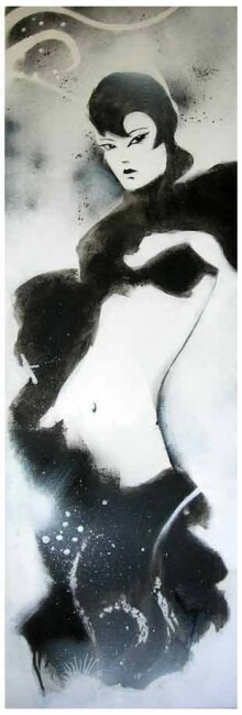 Painting titled "Shamane01" by Photographie Par Badco, Original Artwork