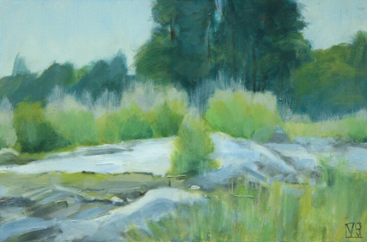 Lisière de Forêt 绘画, 7.9x11.8 in