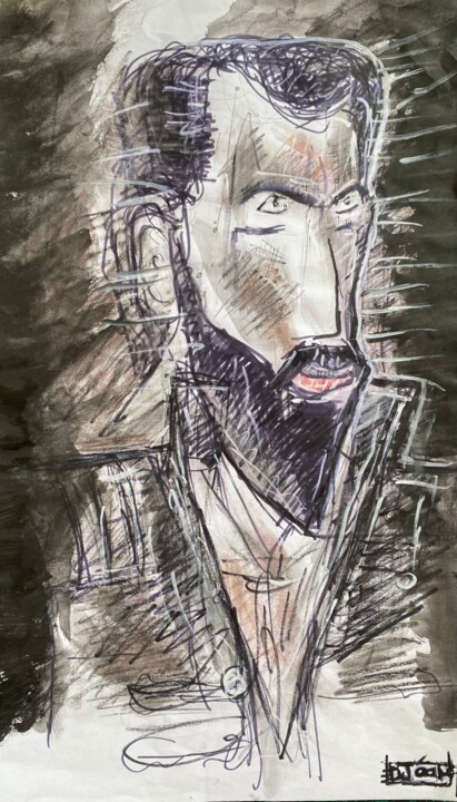 图画,  15.8x8.7 in 