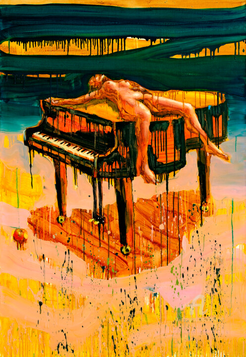绘画,  51.3x35.2 in 