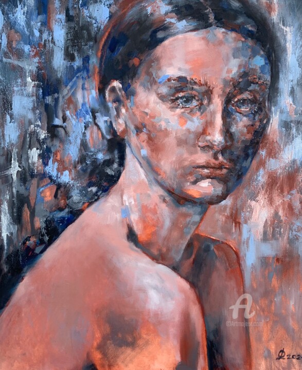 “Do’t succumb to the influence of Time.” 绘画, 21.7x17.9 in