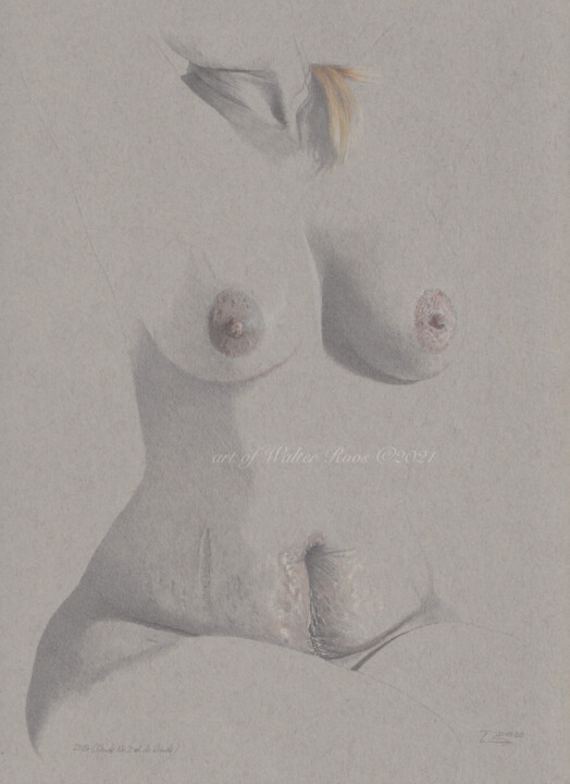 "Blonde Nr.3 (23:27)" 图画, 11.9x8.6 in